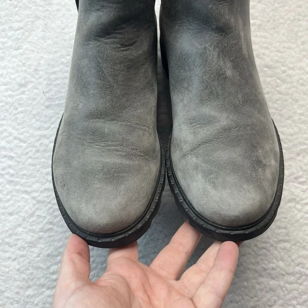 Sorel Boots Womens 9.5 Gray Lennox Waterproof Chelsea Gorpcore Outdoor Rugged